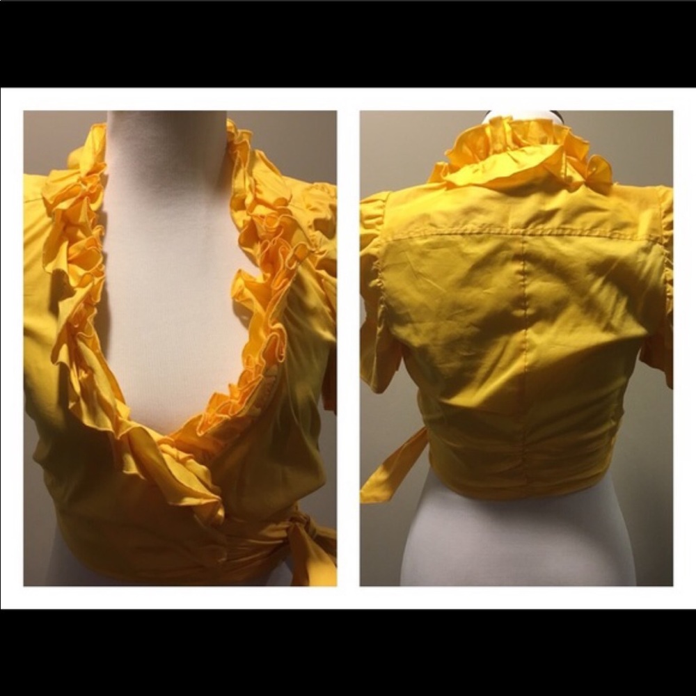 Ruffled crop top